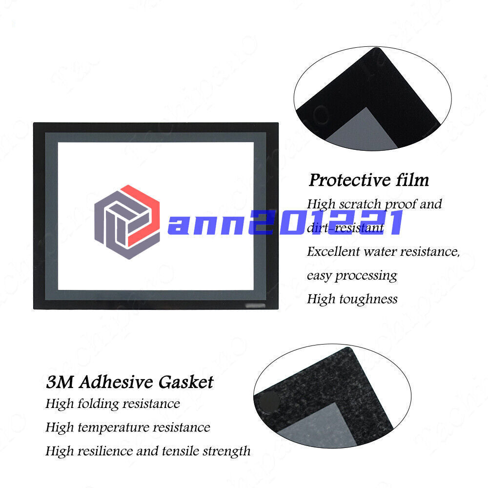 NS8-TV00B-V2 Plastic Cover Touch Screen + Overlay - KOEED