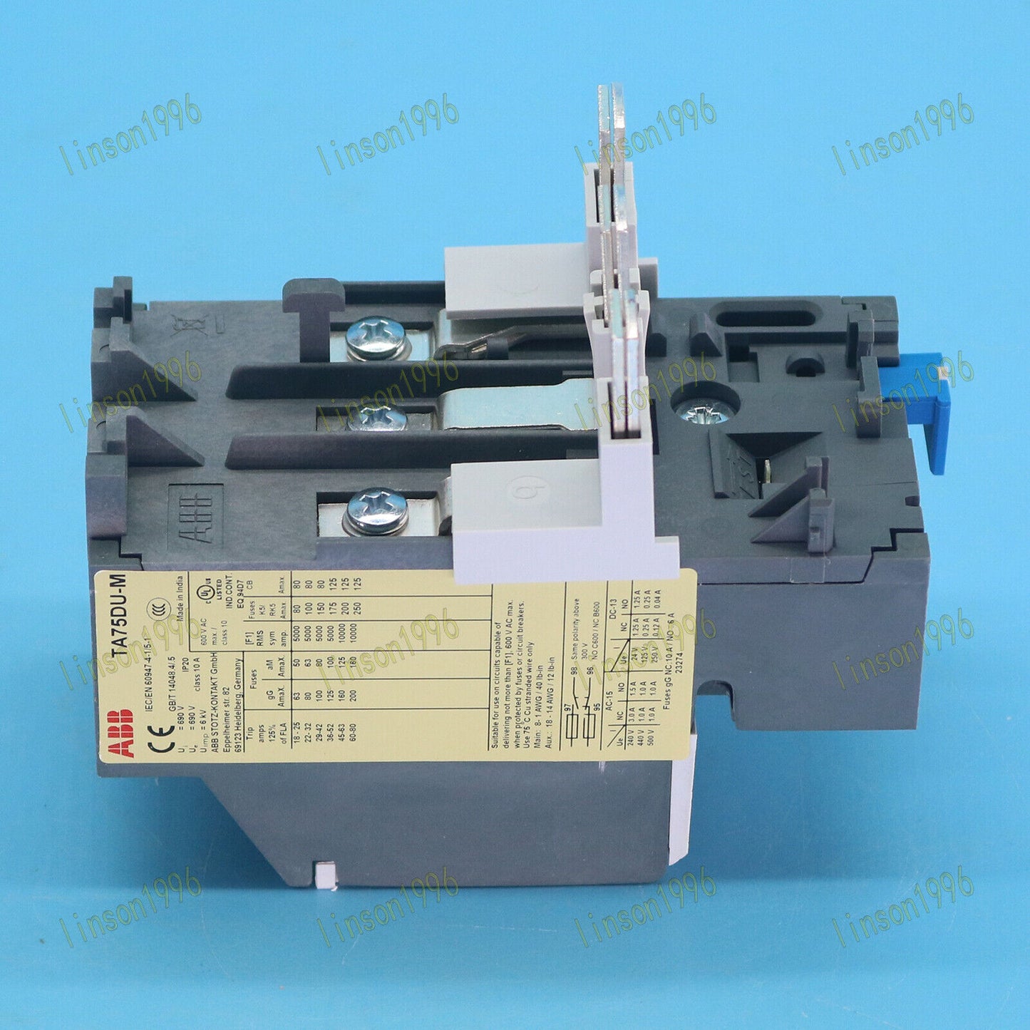 ABB TA75DU-80M Thermal Overload Relays 60-80A in Box - ABB