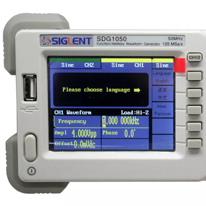 Siglent SDG1010 Dual-Channel Function Generator, Max 10 MHz - SIGLENT