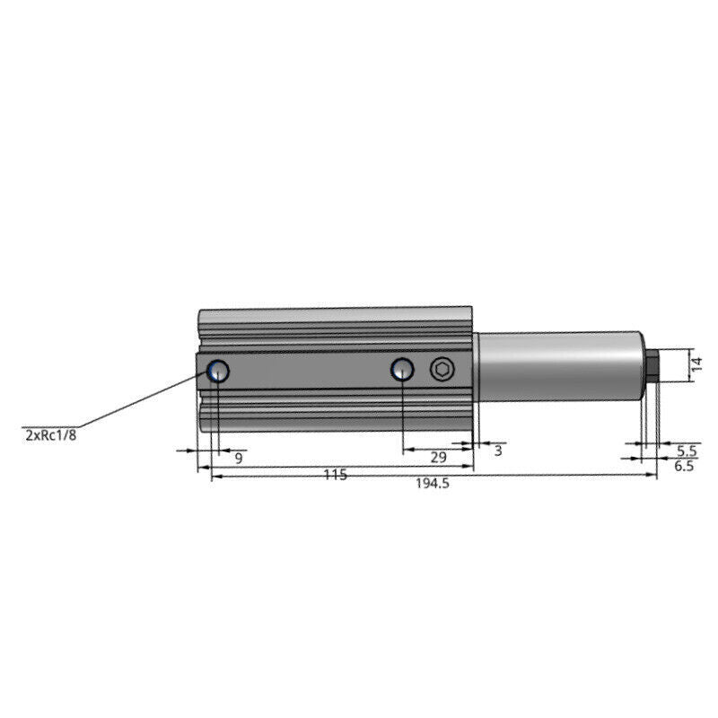 1PCS for SMC air cylinder MKB40-50RZ Rotate the clamping Angle cylinder
