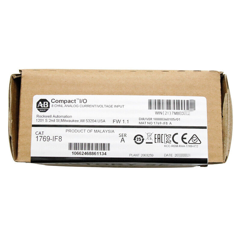 Sealed AB 1769-IF8 CompactLogix 8 Pt Analog Input Module - SEALED AB