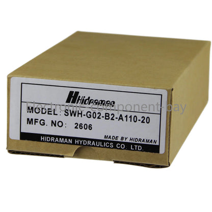 SWH-G02-B2-A110-20 Hydraulic Solenoid Valve for Hidraman#u
