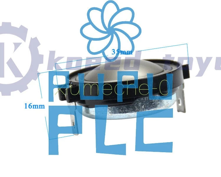 2PCS 1" Inch Tweeter Speaker 20-30W 4Ohm Treble Speaker Audio Loundspeaker