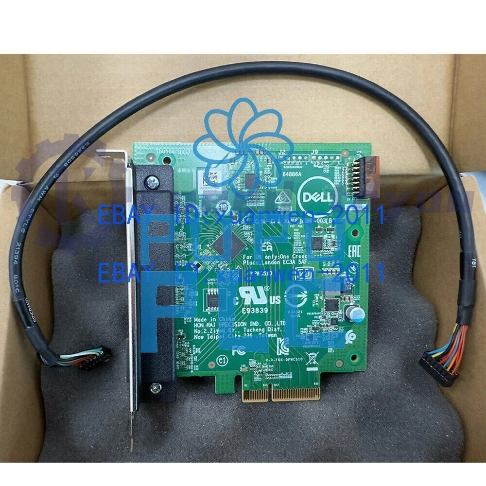 1Pcs Dell T3660 T3680 T5860 T7960 Thunderbolt 4 Expansion Card With Cable