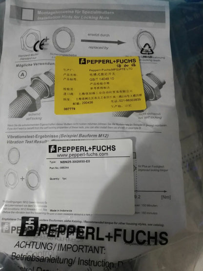 New Pepperl+ Fuchs NBN25-30GM50-E0 Proximity Sensor Switch - PEPPERL+ FUCHS
