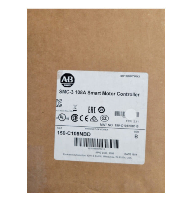 NEW AB 150-C108NBD SMC-3 Smart Motor Controller 108A UPS SHIP AB