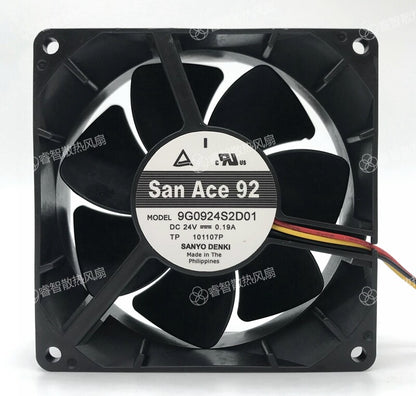 SANYO 9G0924S2D019032 9CM 24V 0.19A inverter cooling fan