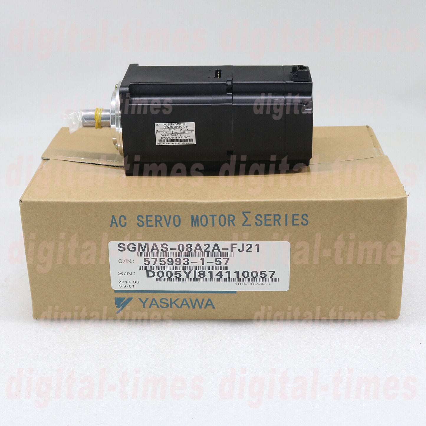 YASKAWA Servo motor model SGMAS-08A2A-FJ21 Fast - YASKAWA
