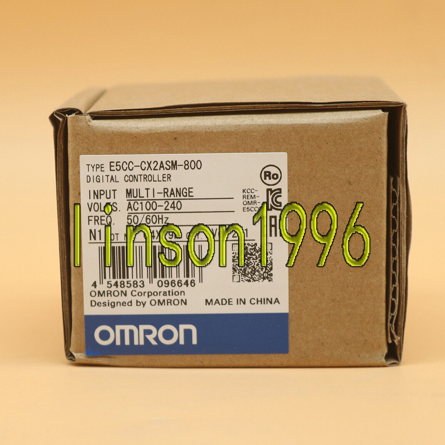 Omron Temperature Controller E5CC-CX2ASM-800 100-240VAC 1 Year - OMRON