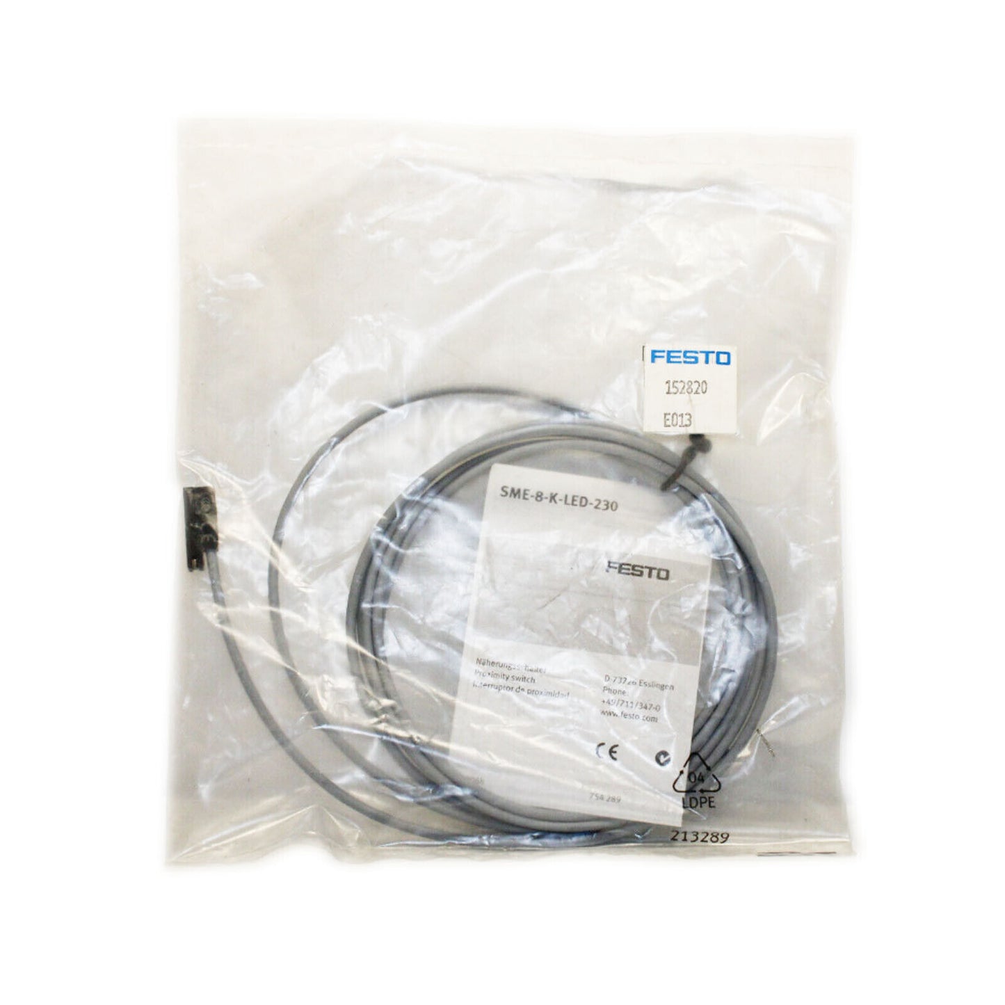 FESTO SME-8-K-LED-230 Proximity Switch Sensor - FESTO