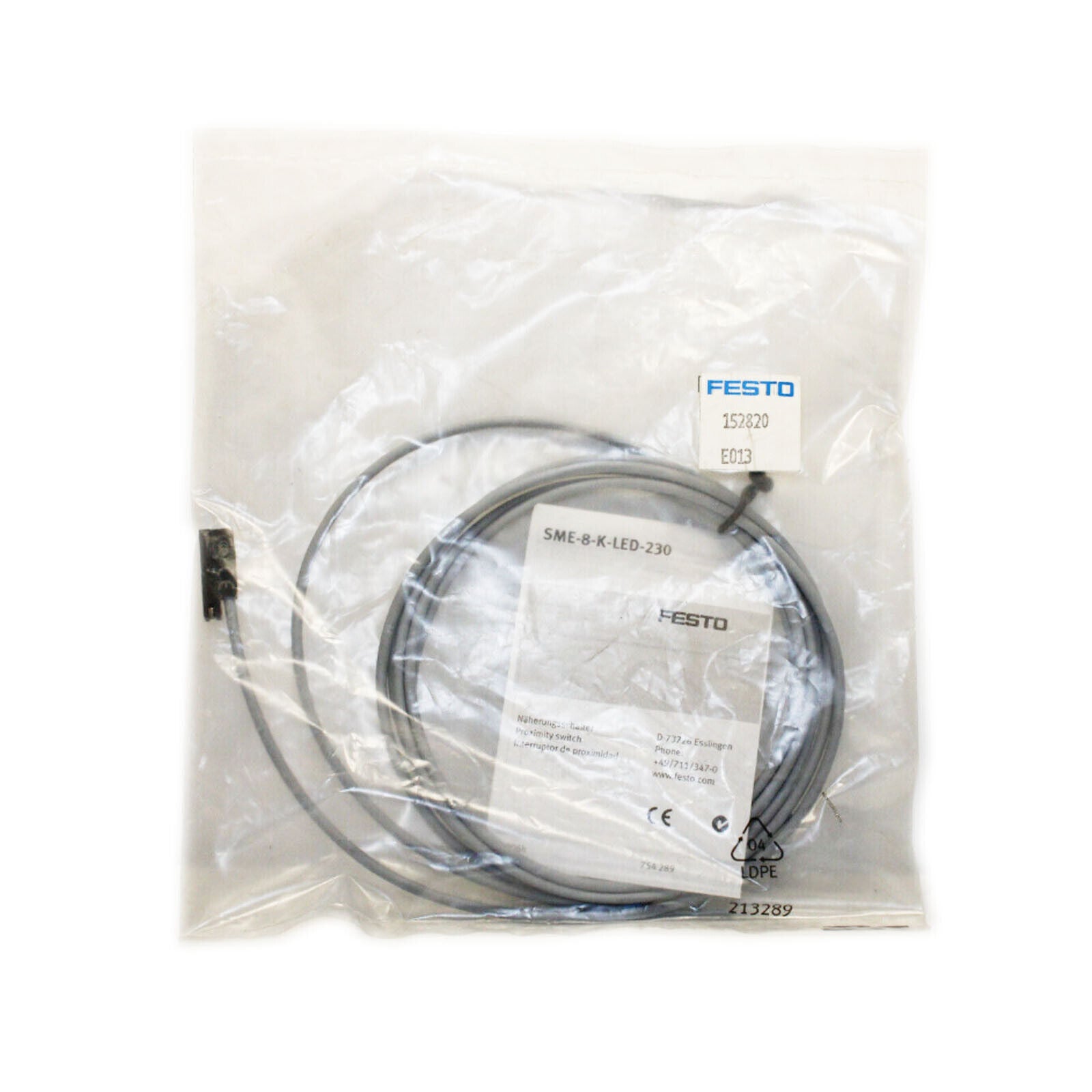 FESTO SME-8-K-LED-230 Proximity Switch Sensor - FESTO