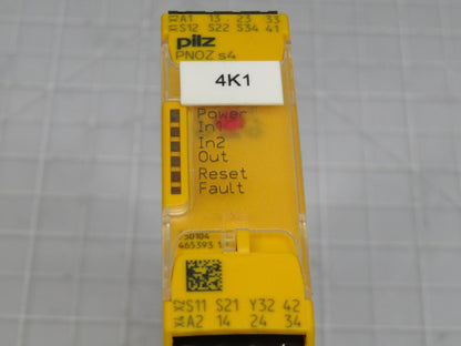 1PC Pilz 750104 PNOZ S4 Safety Relay 24VDC 3 - KOEED