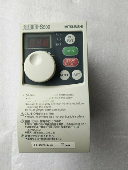 used ONE Mitsuboshi Inverter FR-S520E 0.4K 220V – Tested, Good Condition - ONE MITSUBOSHI