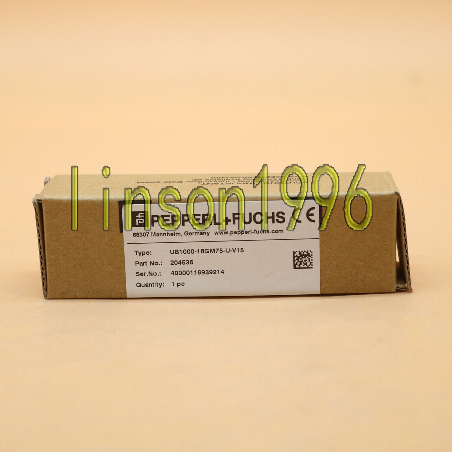 Pepperl+Fuchs P+F UB1000 18GM75 Sensor - PEPPERL+FUCHS