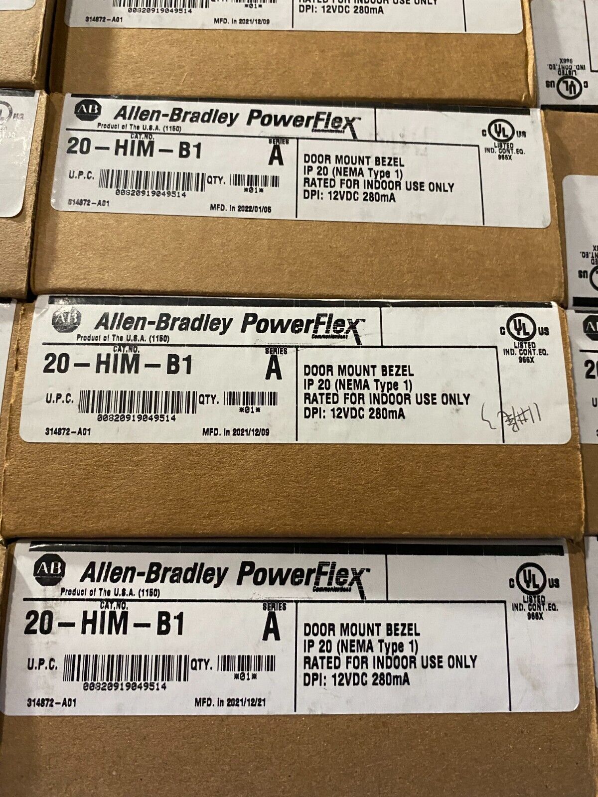 Allen Bradley 20-HIM-B1 PowerFlex Architecture Class Industrial Bezel System - ALLEN BRADLEY