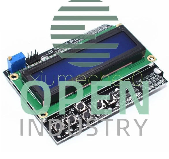 1602 LCD Board Keypad Shield Blue Backlight For Arduino Duemilanove Robot