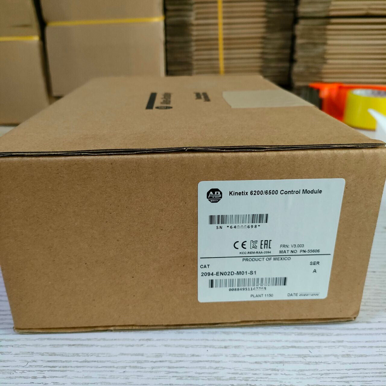KINETIX CONTROL MODULE 6200/6500 SER A FRN 3.003 NEW - KINETIX