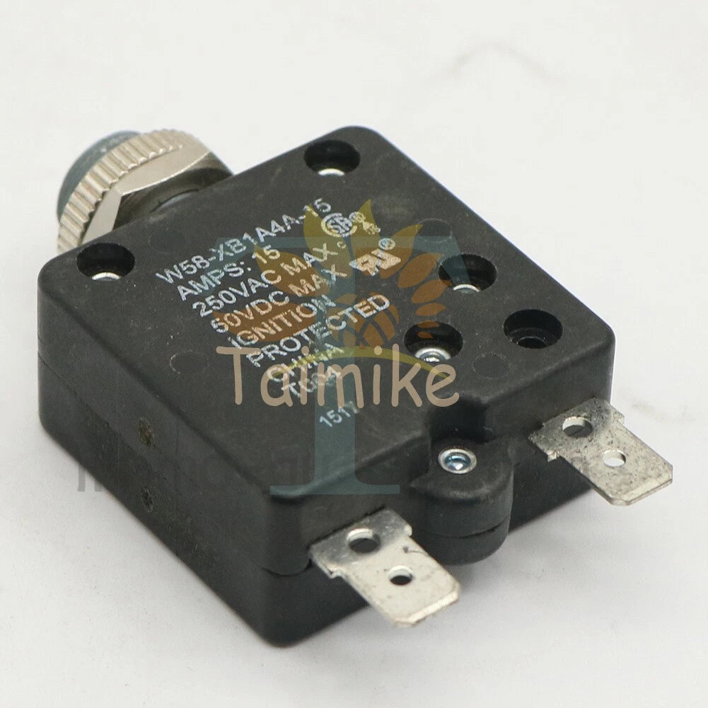 Tyco Electronics W58-XB1A4A-15 15A Reset Circuit Breaker 1PCS #MO