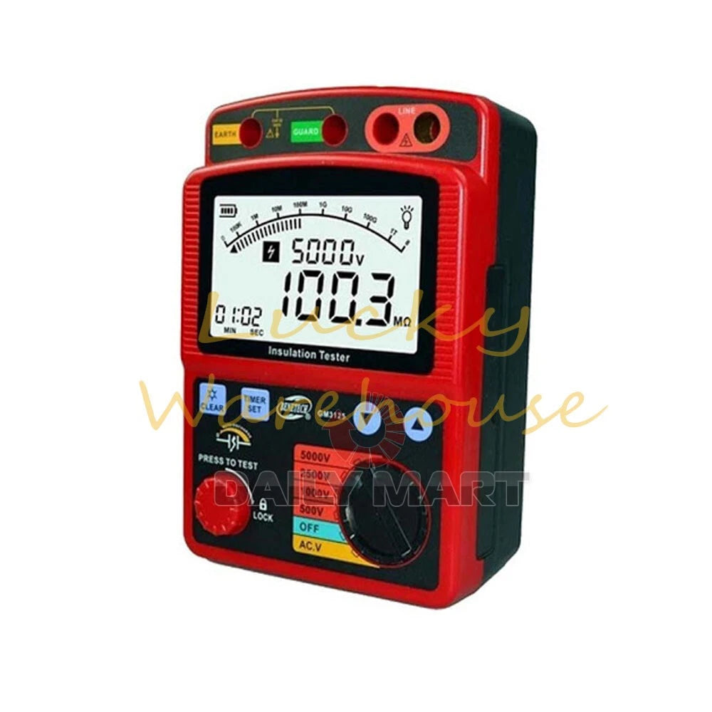 BENETECH GM3125 Insulation Resistance Tester Meter