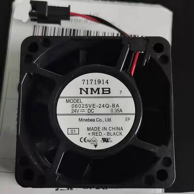 NMB 6025VE-24Q-BA 6025 DC24V 0.35A 60*60*25MM 2-wire inverter cooling fan