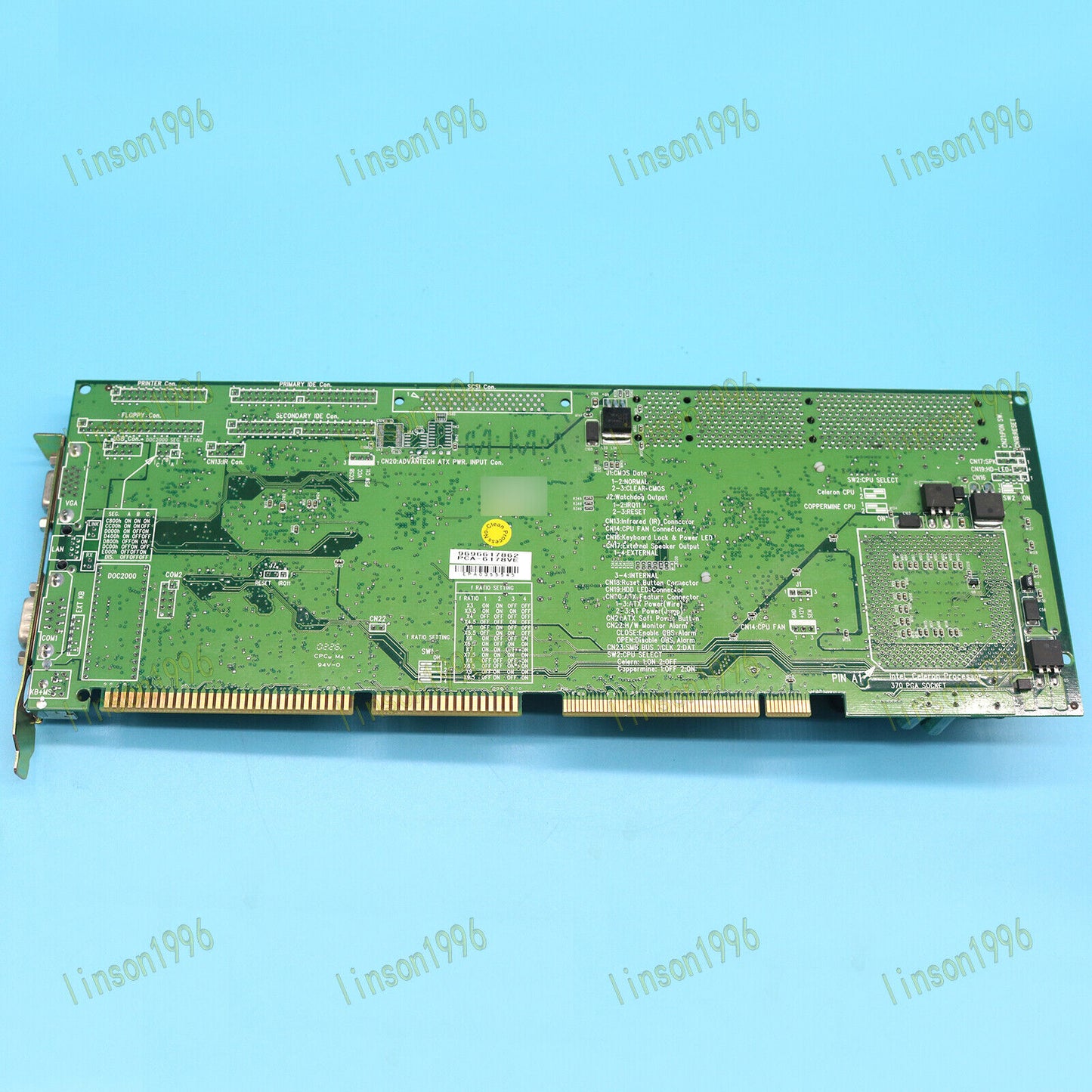 Used Advantech PCA-6178VE Rev.B1 Motherboard With Network Port Tested Good - ADVANTECH