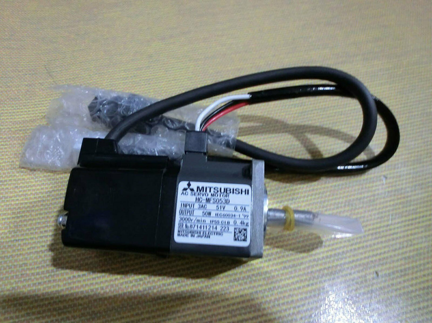 Mitsubishi Servo Motor HC-MFS053D – Testing Complete - MITSUBISHI