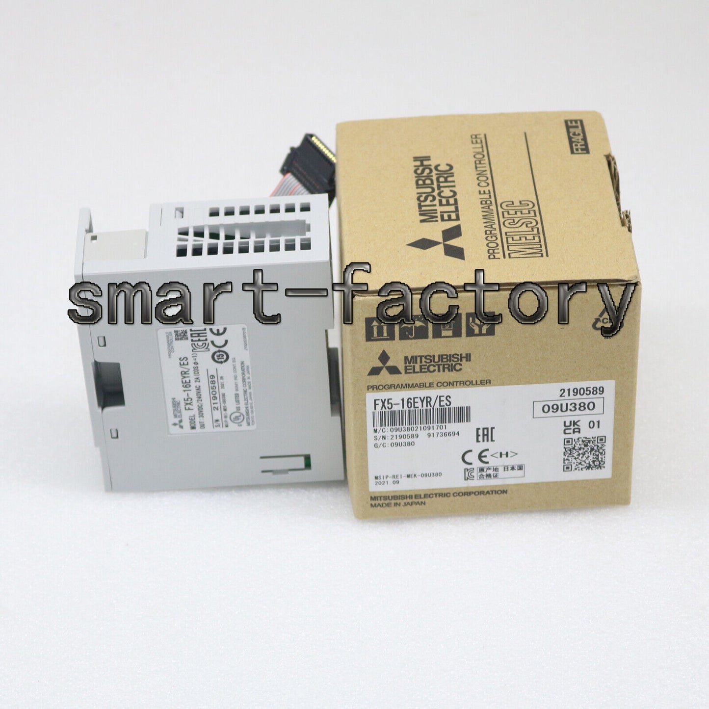 1PC Mitsubishi FX5-16EYR ES PLC programmable controller, one year - MITSUBISHI