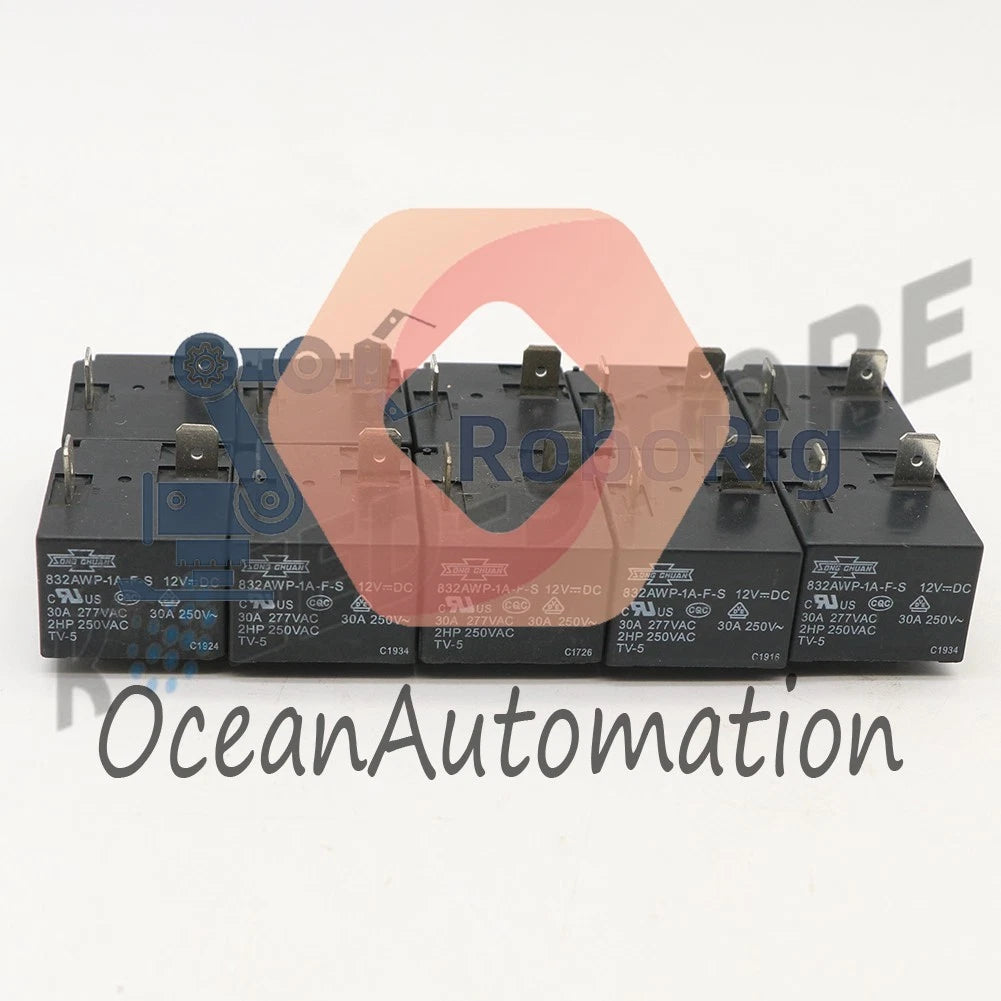 (10PCS) SONG CHUAN 832AWP-1A-F-S 12VDC Power Relay 4Pin 30A 277VAC