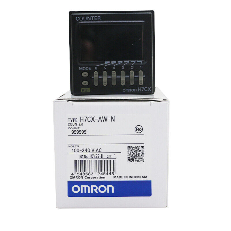 OMRON H7CX-AW-N H7CXAWN Counter 100-240VAC Original New in Box Ship - OMRON