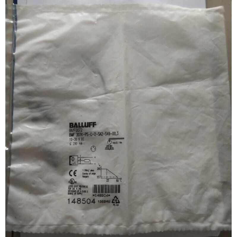 Proximity Switch BMF 307K-PS-C-2-SA2-S49-00,3 Fast - BALLUFF