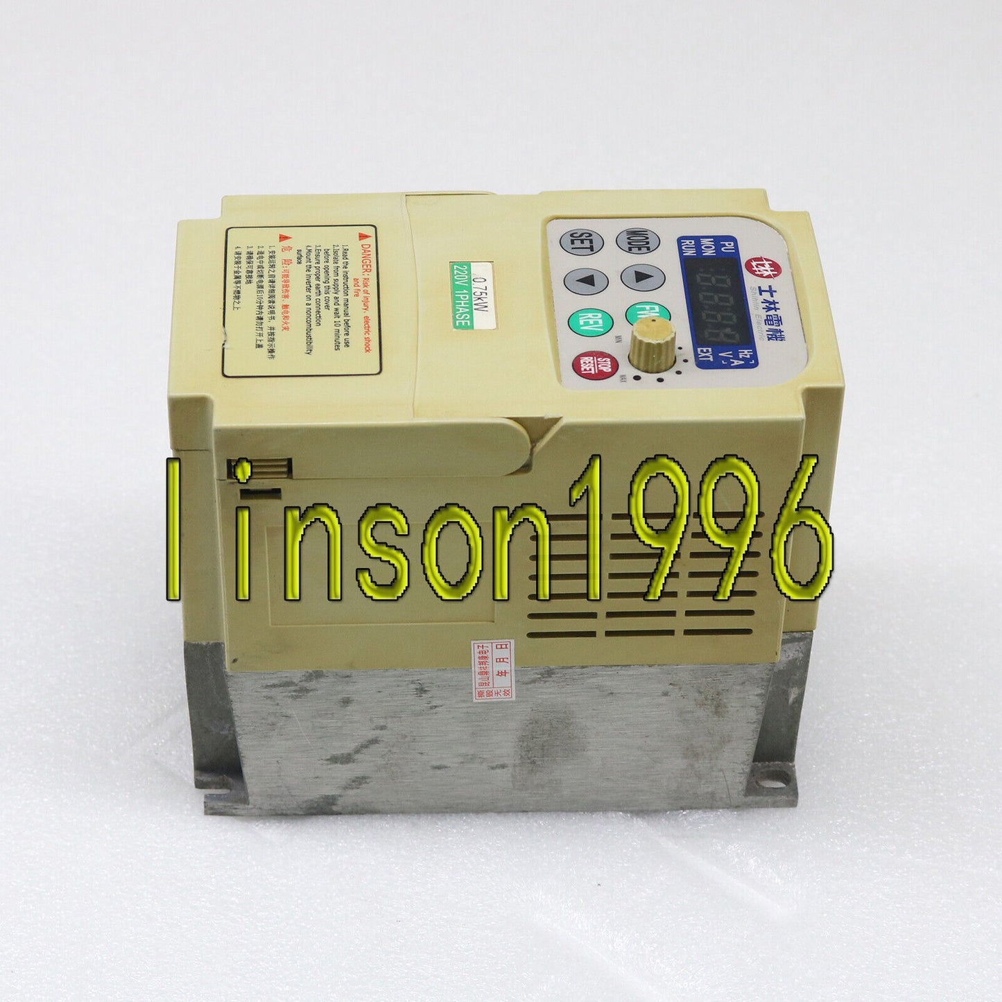Used Shihlin Frequency Converter SS-021-0.75K-D - SHIHLIN