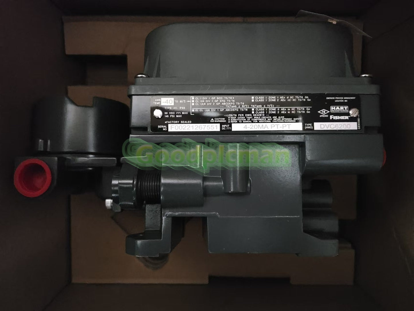 DVC6200 Fisher Emerson Double Fisher Valve Positioner No Feedback DVC6200