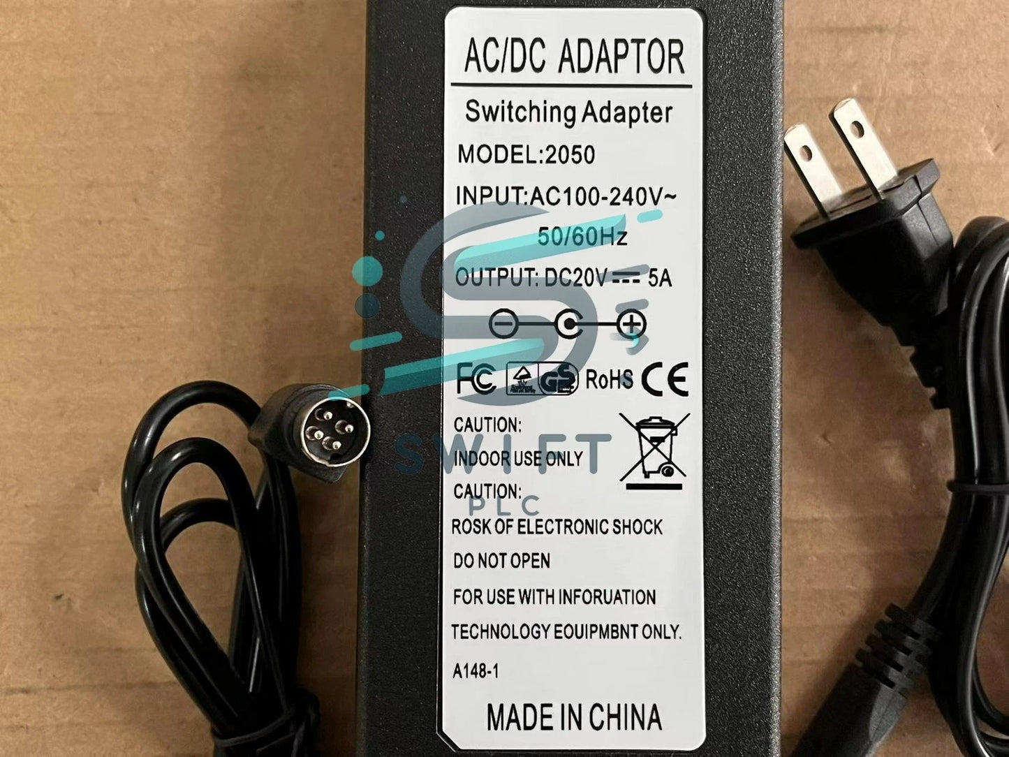 Applicable For GE vivid i Color Ultrasound Charger Adapter TWADP100 4pin US Plug