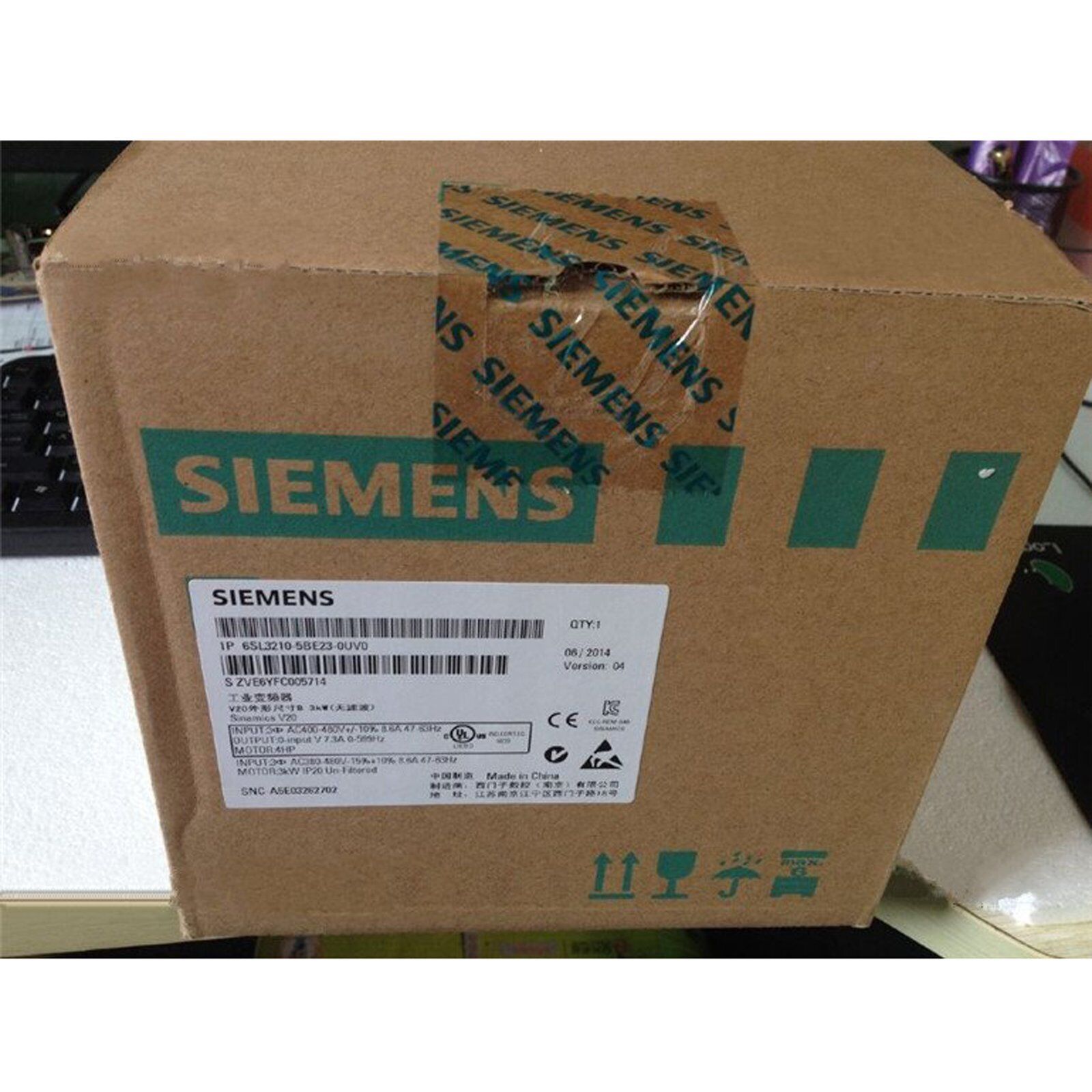 new  SIEMENS 6SL3210-5BE23-0UV0 Inverter 6SL32105BE230UV0 Fast Delivery