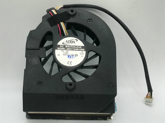 1pcs  ADDA AB0712HB-UBB DC12V 0.30A 4-wire double ball cooling fan 4pin