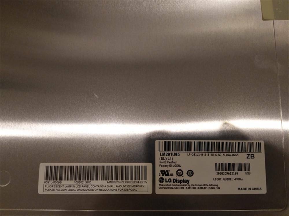 new 1PC 20.1" 1600×1200 Resolution LCD Screen Panel LG LM201U05-SLL1 - LG