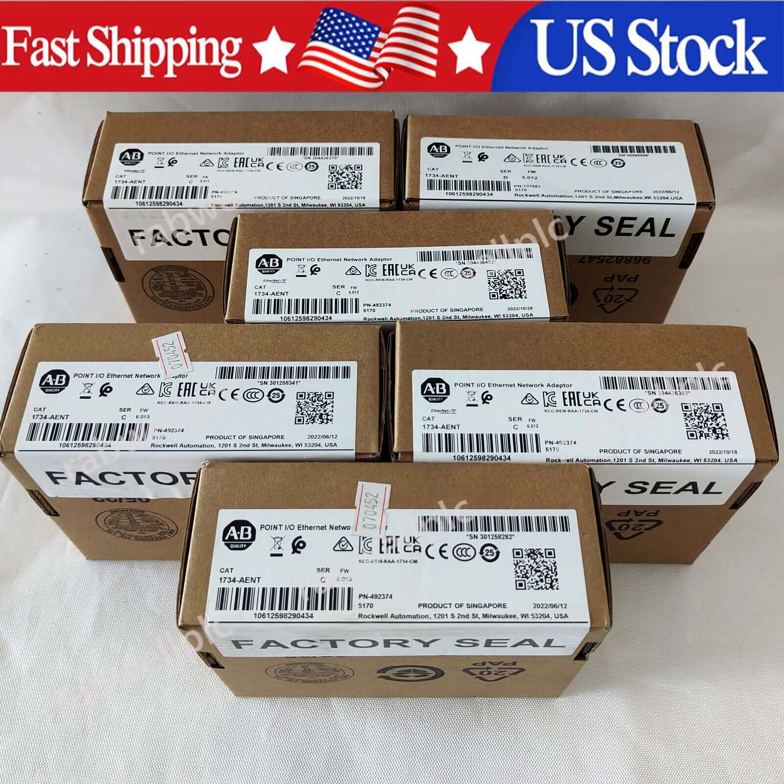 Allen-Bradley 1734-AENT Ethernet Network Adaptor - ALLEN-BRADLEY