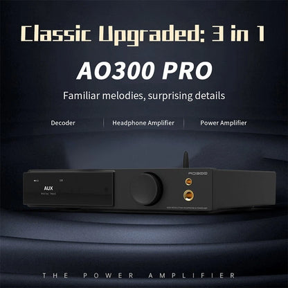 SMSL AO300 PRO CS43131 Decoder Chip DAC + Power Amplifier&Headphone Amplifier