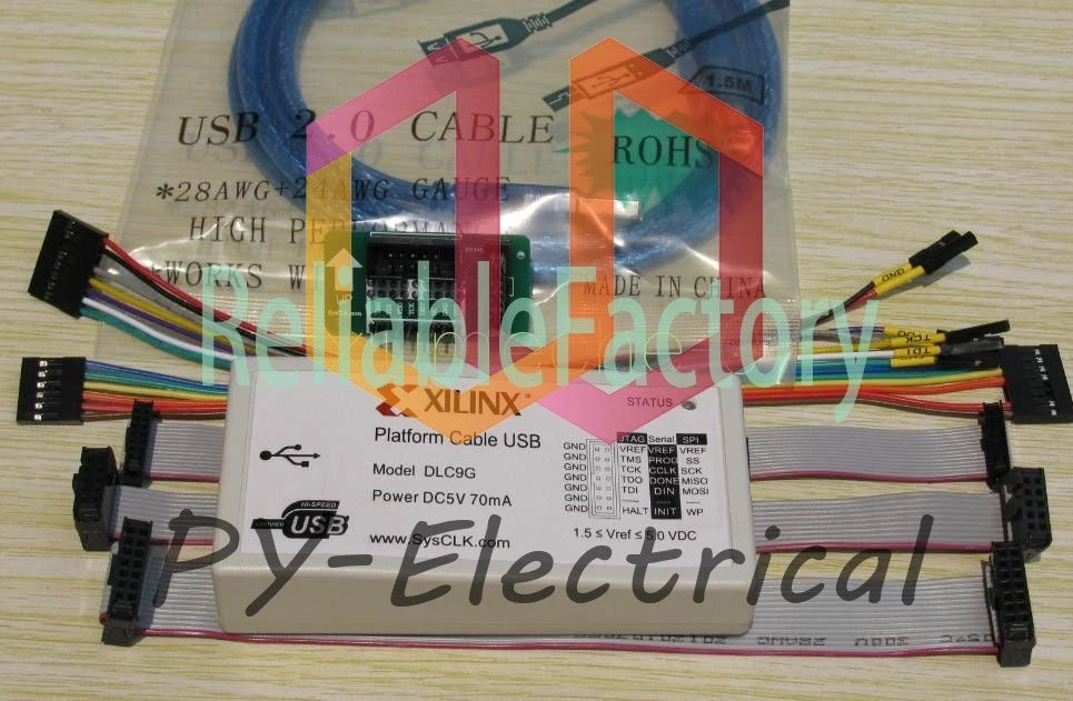 Xilinx Platform USB Download Cable Jtag Programmer FPGA CPLD C-Mod XC2C64A