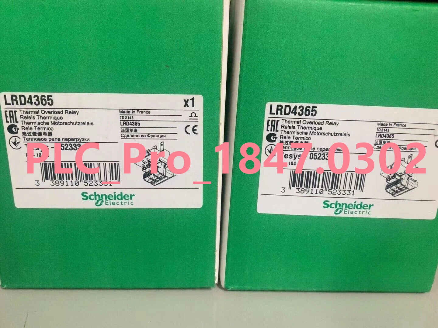1PCS Schneider LRD4365 Thermal Overload Relay LRD4365 80-104A Fast deliver