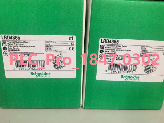 1PCS Schneider LRD4365 Thermal Overload Relay LRD4365 80-104A Fast deliver