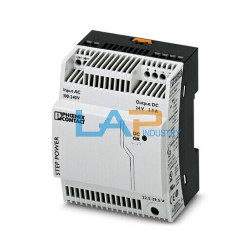 Phoenix Power Supply STEP-PS/1AC/24DC/2.5 - 100-240VAC - PHOENIX POWER SUPPLY