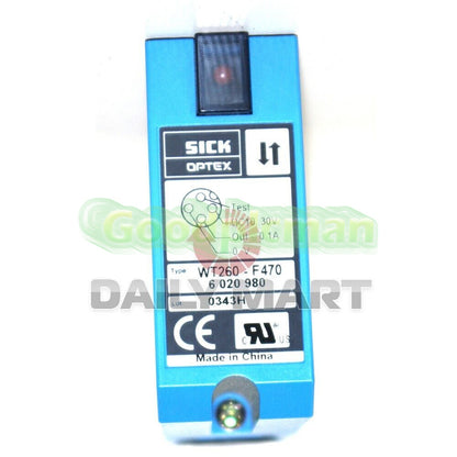 SICK WT260-F470 PLC PHOTOELECTRIC PROXIMITY SWITCH SENSOR, 10-30V DC