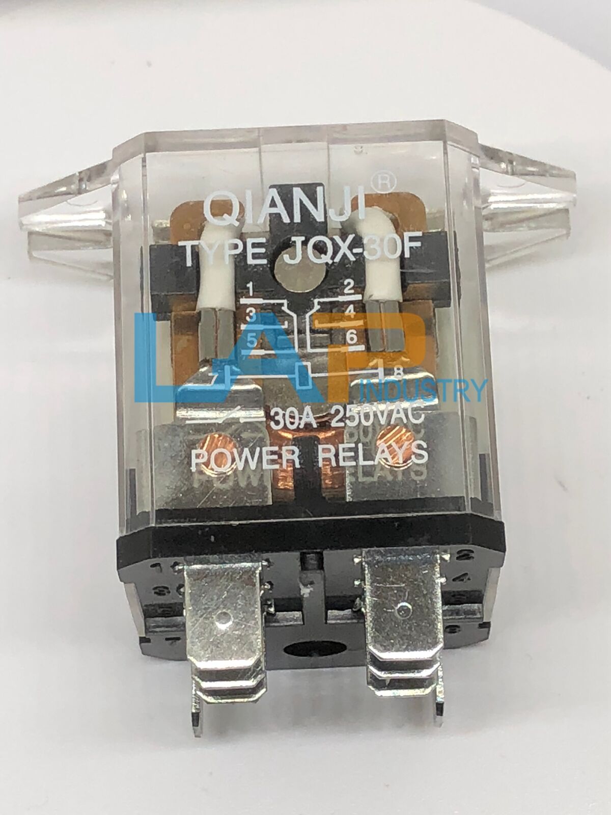 JQX-30F 30A 250VAC 8 pins 12V DC Power Relay DPDT Plug-in Type Coil - JQX