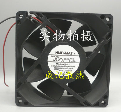 1pcs NMB 3610VL-05W-B70 92X25MM 24V 0.49A inverter fan