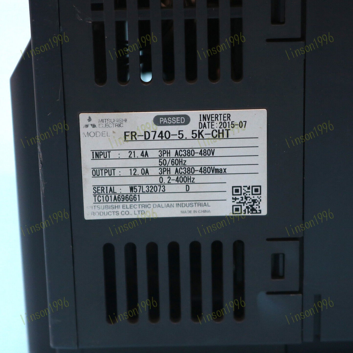 used 1pcs Mitsubishi inverter FR-D740 tested spot stocks - MITSUBISHI