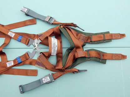 new Martin Baker Parachute Harness TYPE B MK Aircraft Belt Pilot Ejection Seat NOS ! - MARTIN BAKER