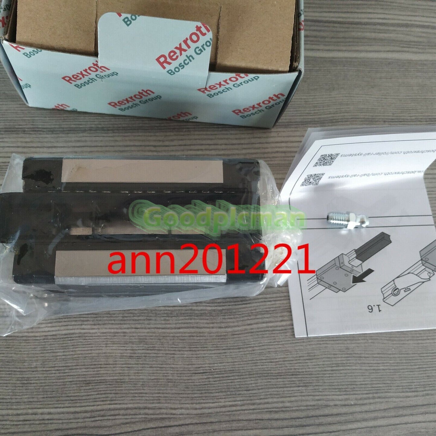 R162229420 REXROTH RUNNER BLOCK BALL BEARING 1Pcs/