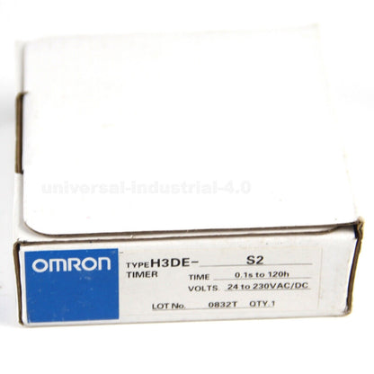 OMRON H3DE-S2 Timer | High Precision Time Relay | 24-Hour Digital Display | Durable Construction | Easy Installation | 24VAC Power Source - OMRON