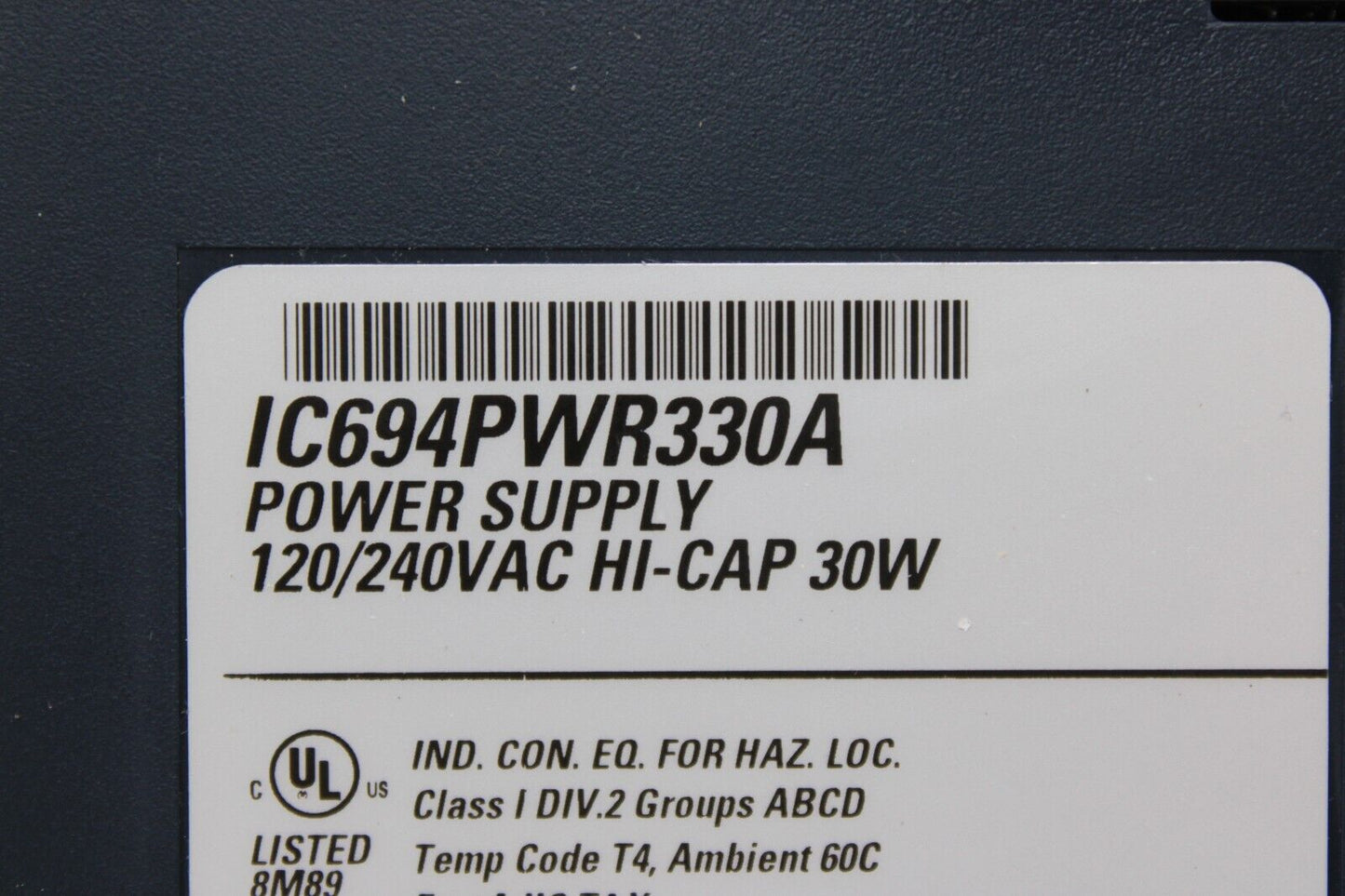 used GE Fanuc IC694PWR330A Power Supply - GE FANUC